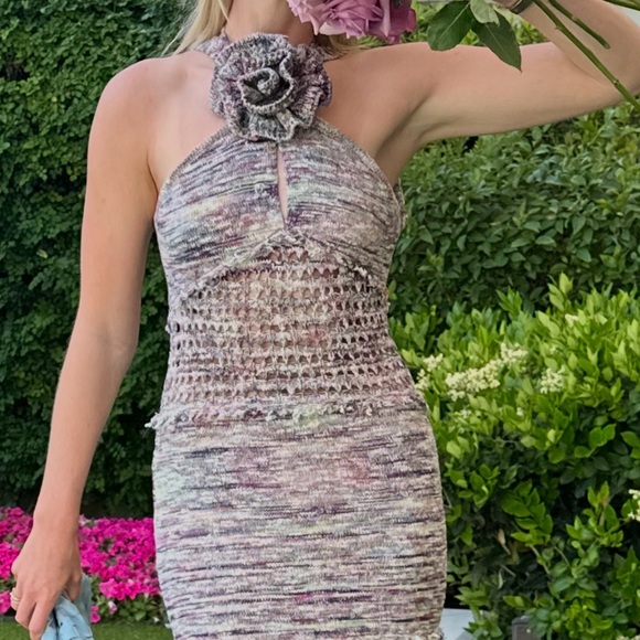 Zara Dresses & Skirts - Elegant Multicolor Knit Dress